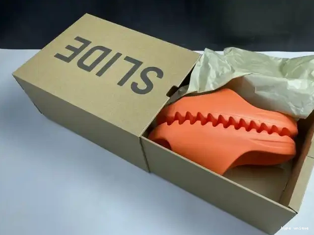 hype FY7497 Orange Adidas Yeezy Slide 0328